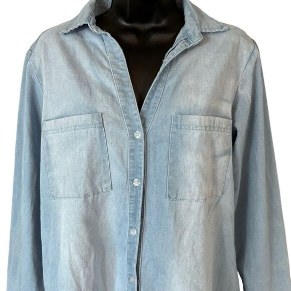 Francis Cabrel Worn-In Look Denim Dress - Picture 2 of 10